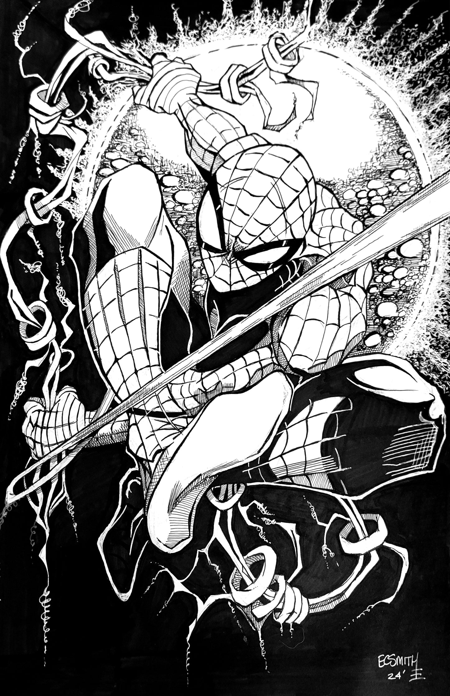 Spiderman and The Moon