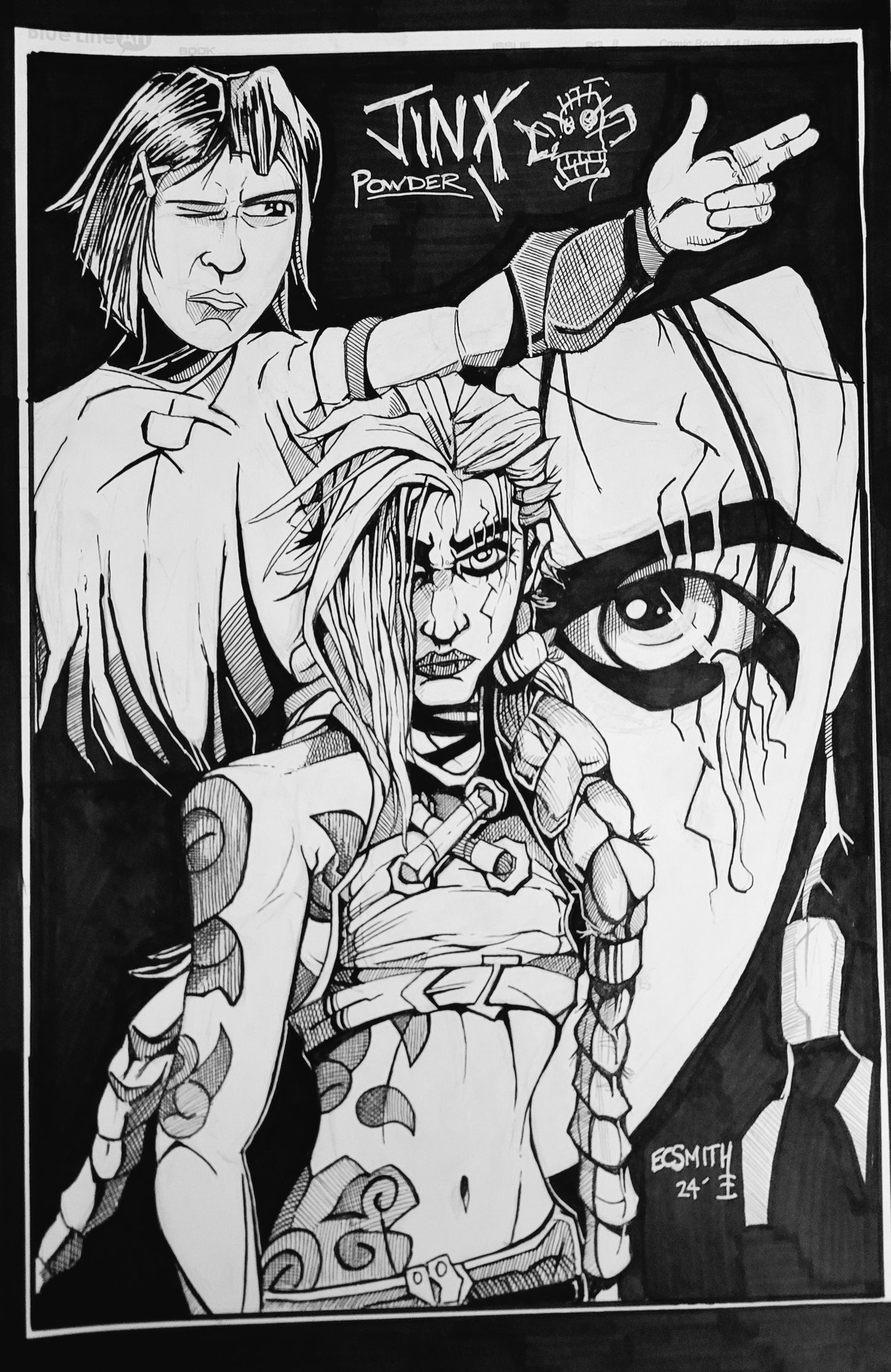 Jinx / Powder Drawing from Arcane