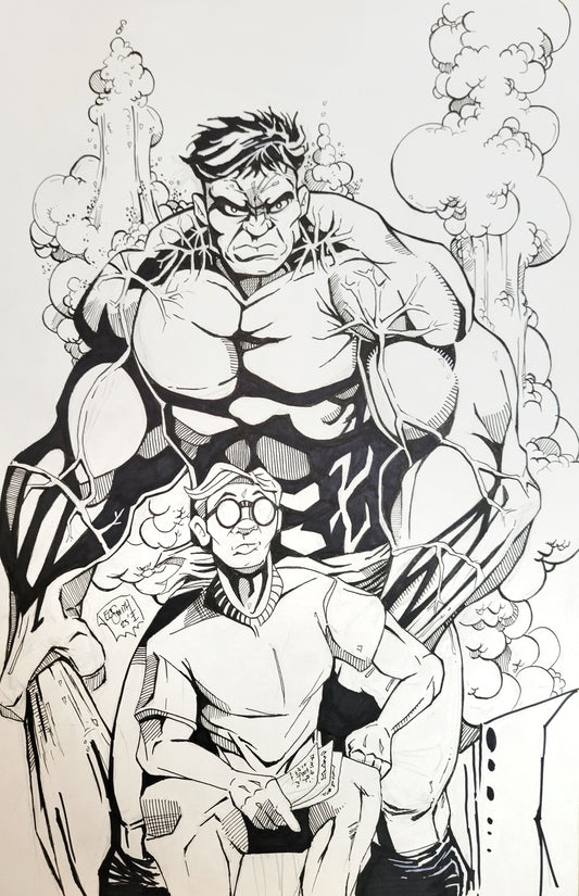 Hulk and Bruce Banner