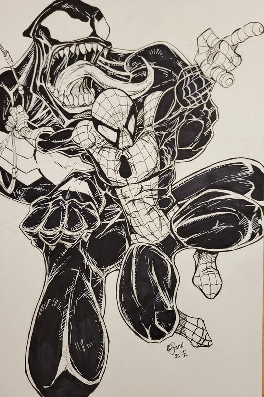 Spiderman and Venom - 11 x 17