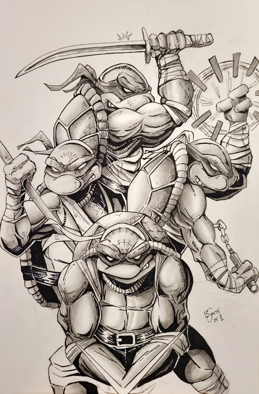 Teenage Mutant Ninja Turtles / TMNT Stylized - 11 x 17