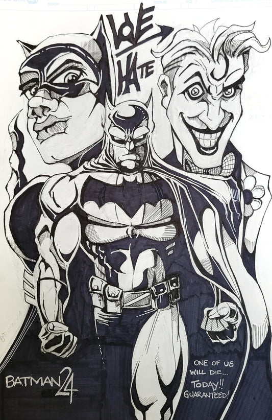 Batman - Love/Haters Cover