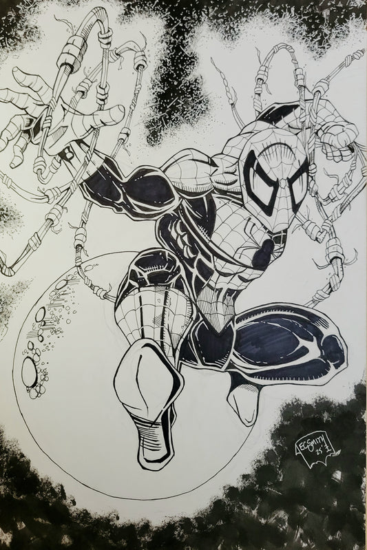 Spiderman and the Moon