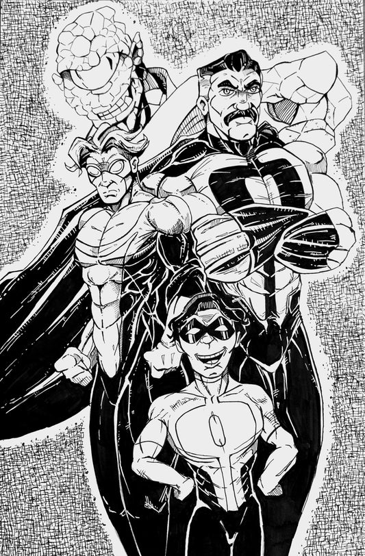 Invincible, Nolan, Oliver and Alien