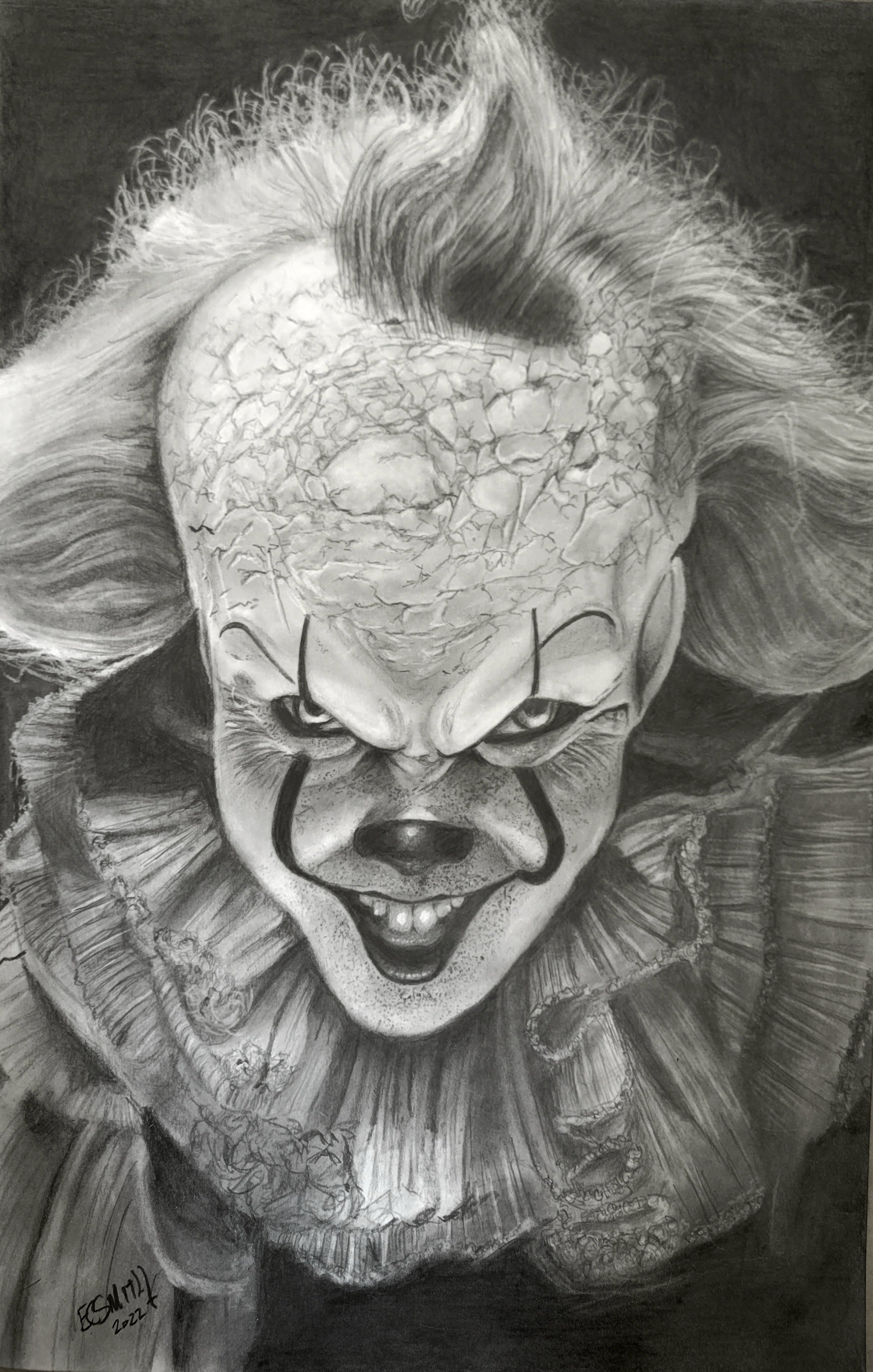 Pennywise Realism Art from IT