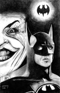 Original Micheal Keaton Batman and Joker