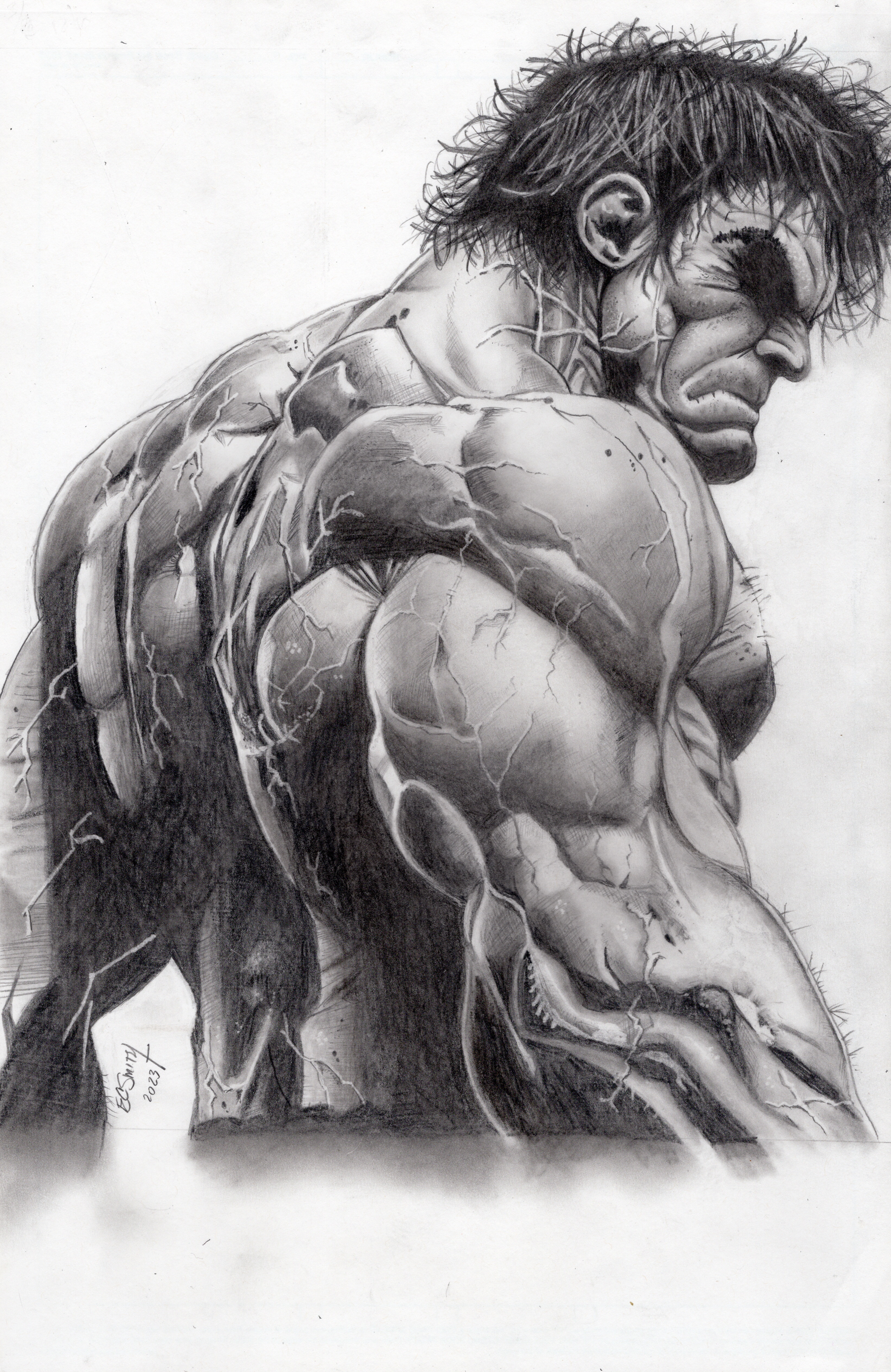 PRINT: Realism Hulk - Puny God