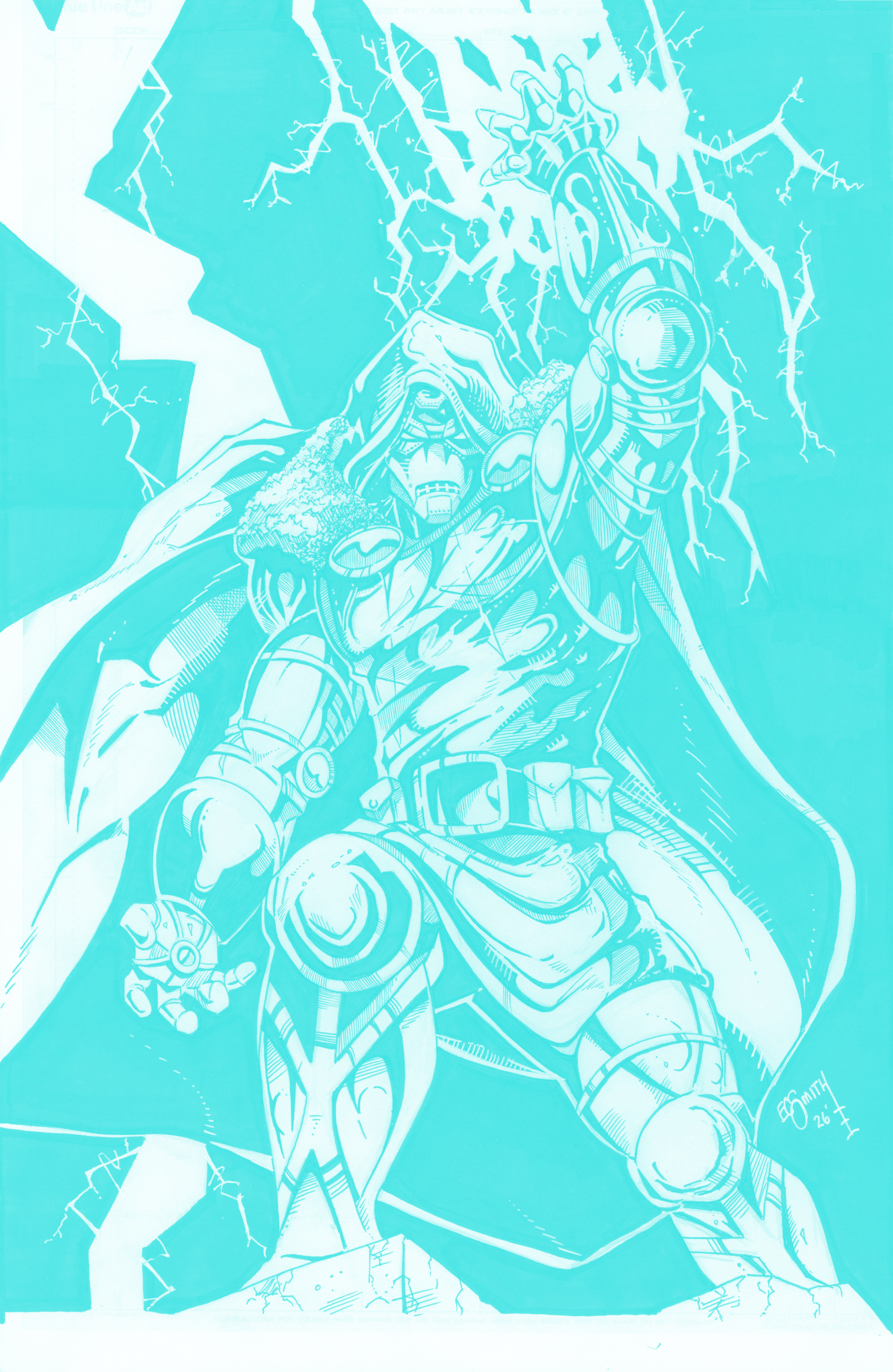 Iron Doom Blue Line: Limited Print Run