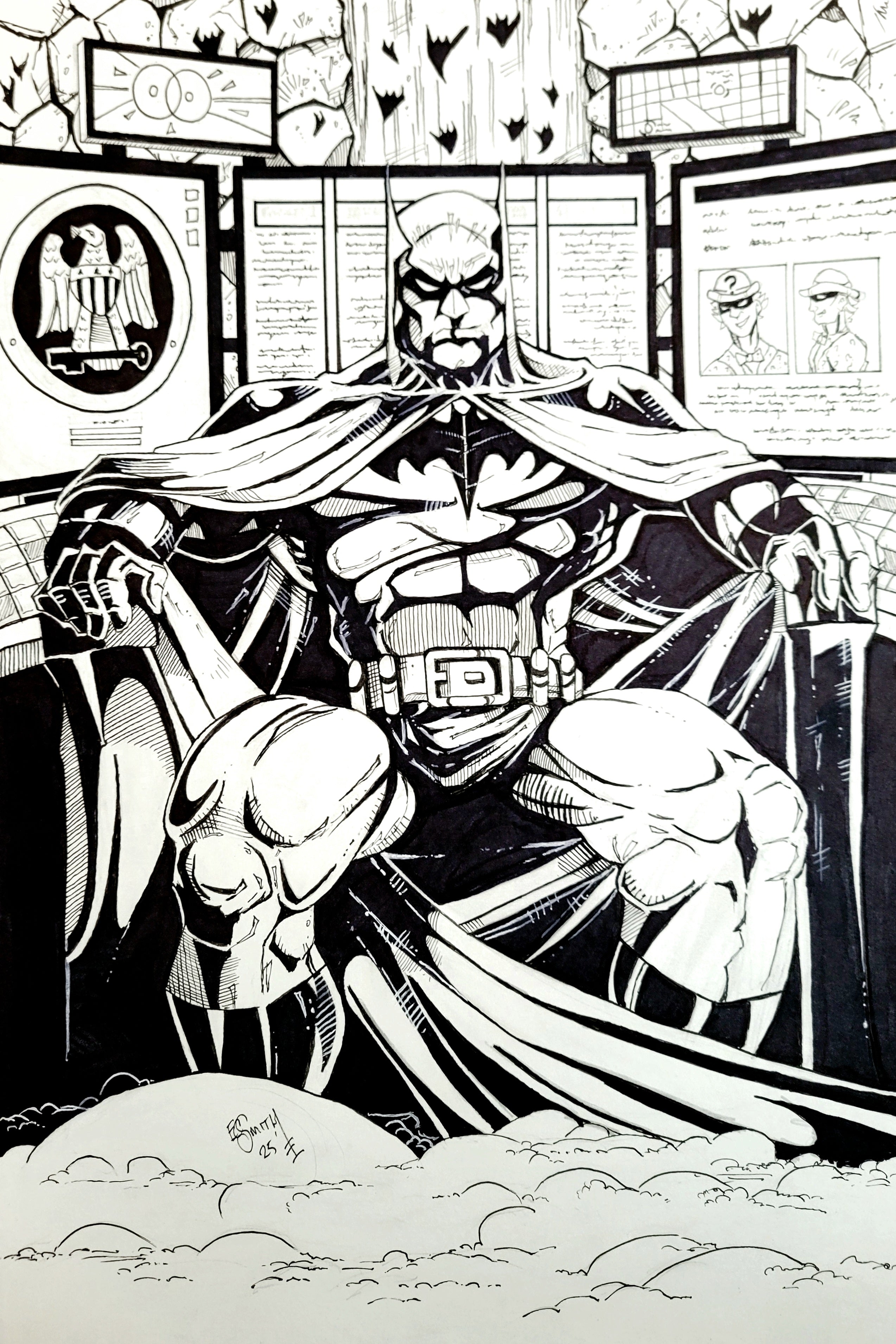 Batman In The Batcace