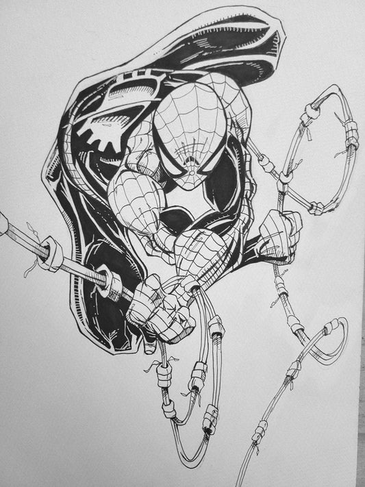 Spiderman sideways