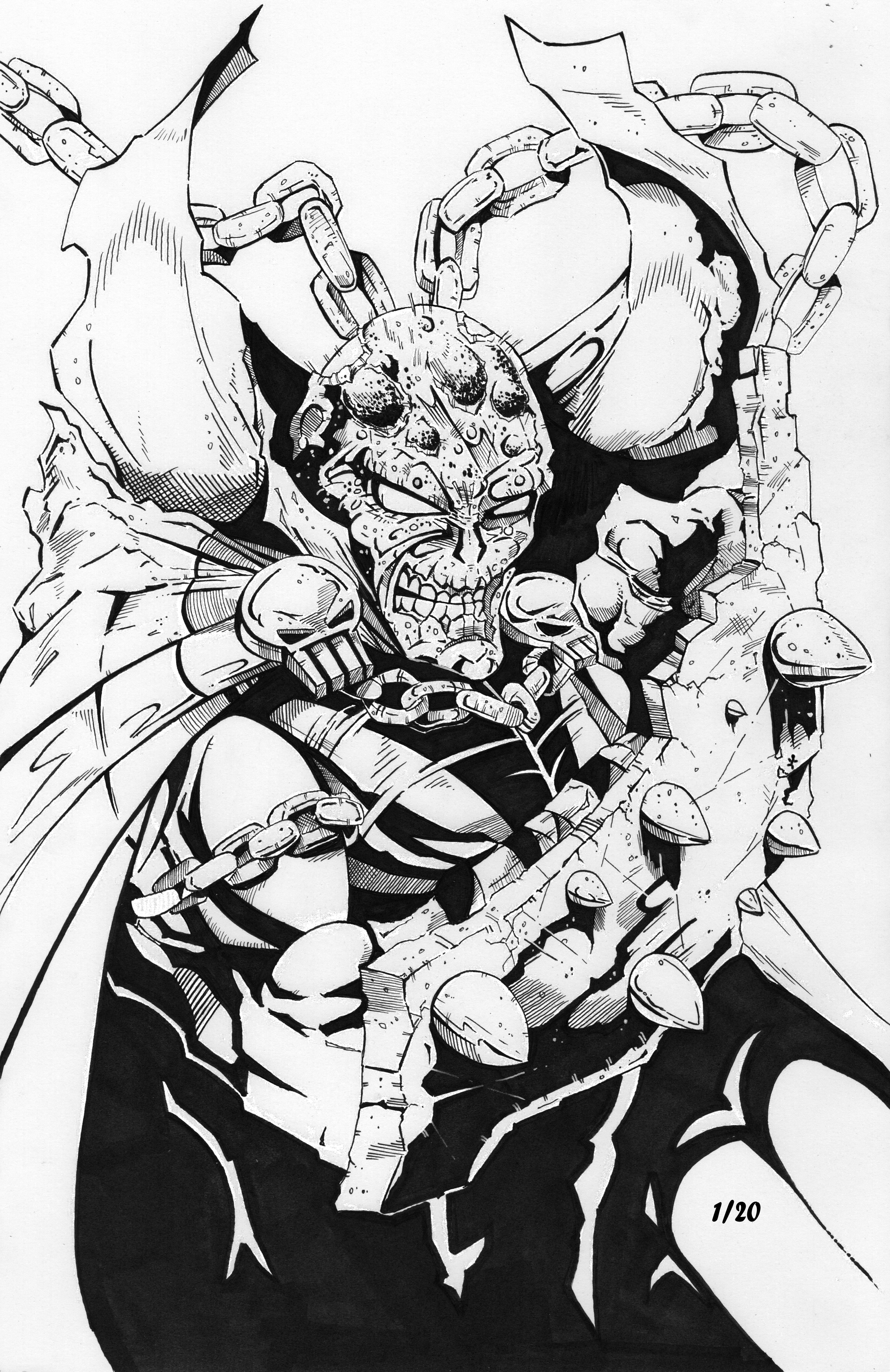 PRINT: Unmasked Spawn Saying F.U.