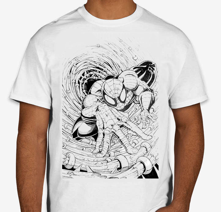 Spiderman Through The Web Tunnel