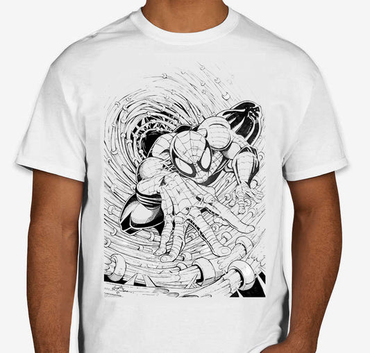 Spiderman Through The Web Tunnel