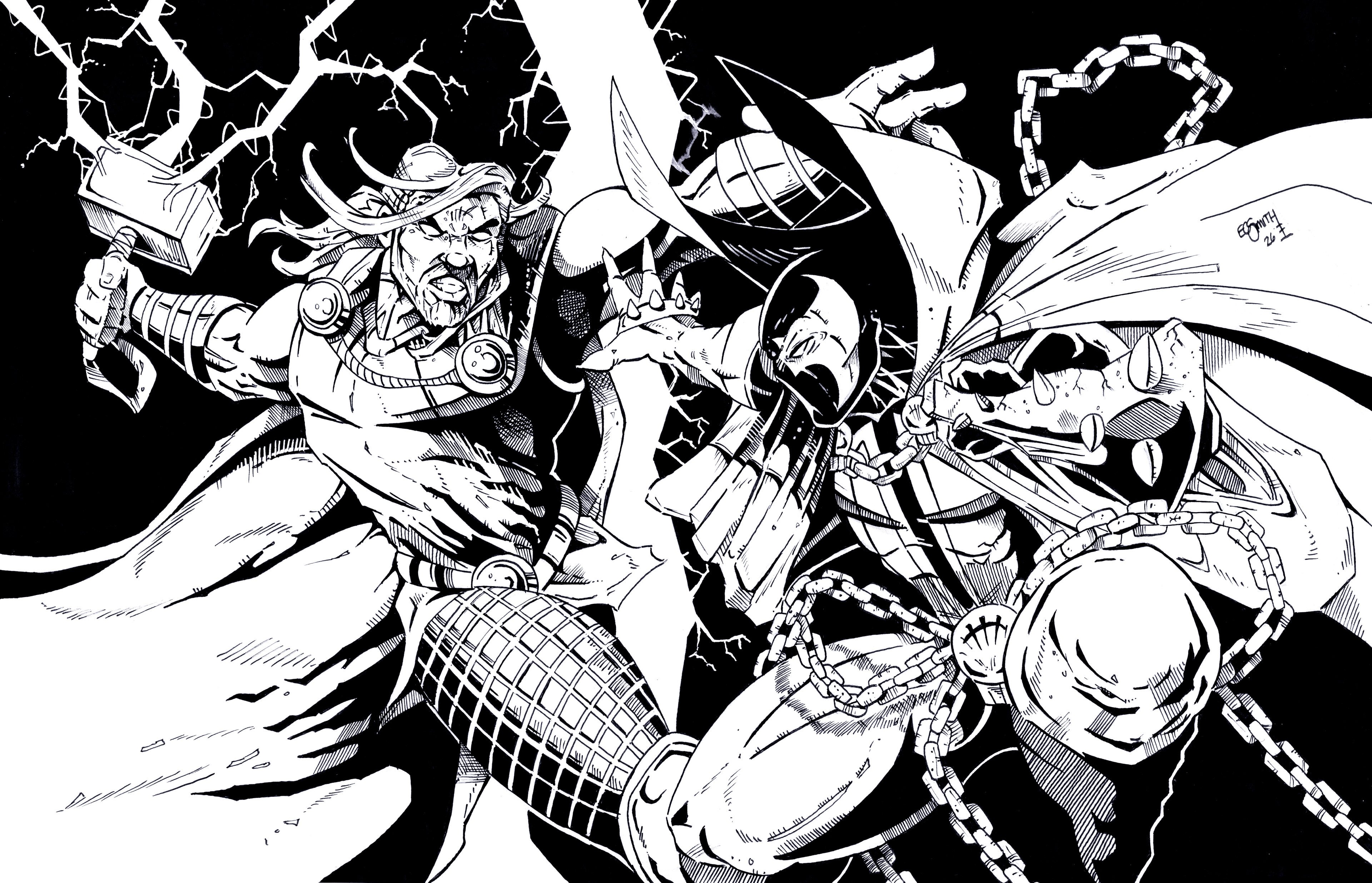 Thor Vs. Spawn In an Epic Battle: Limited Print Run