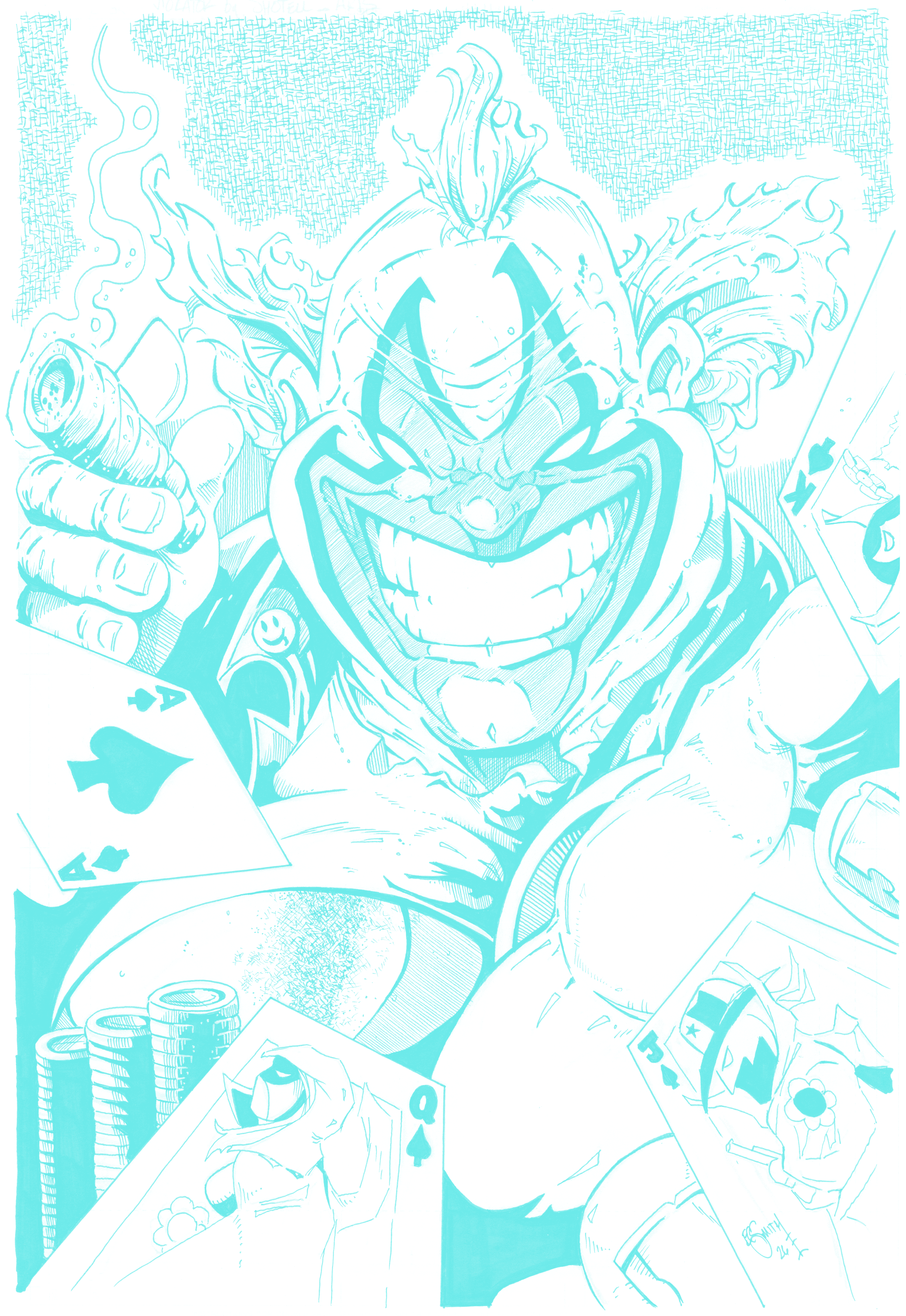 Violator and Spawn Blue Line Boards: Limited Print Run