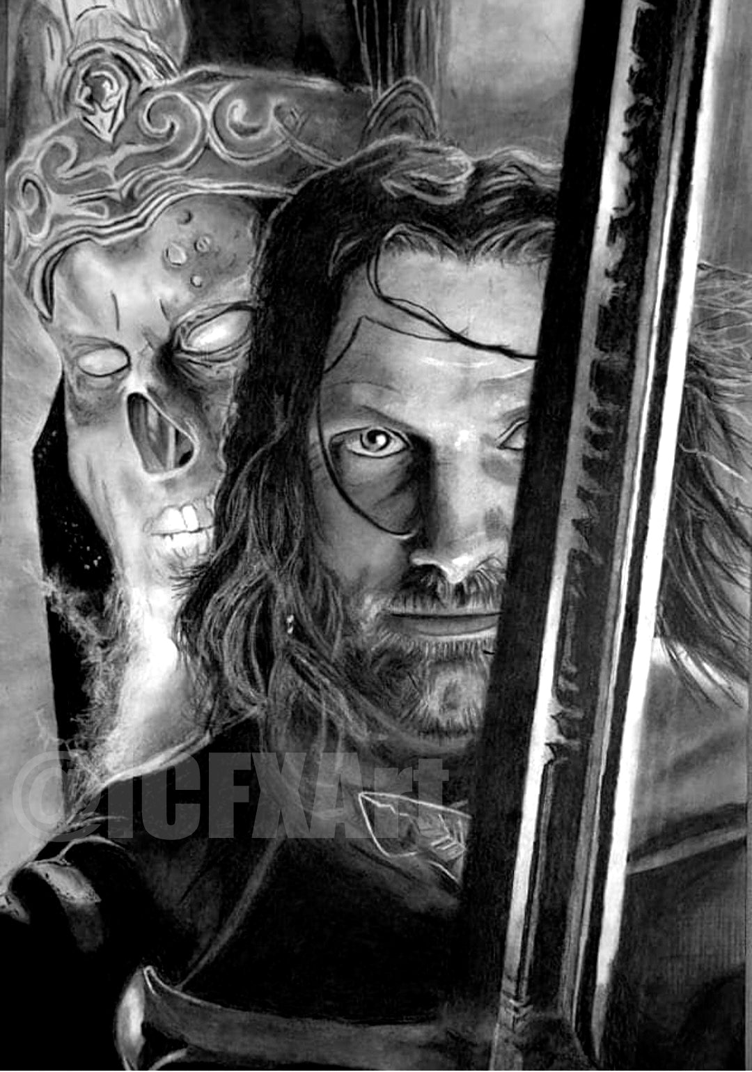 Aragorn & The Dead King Print